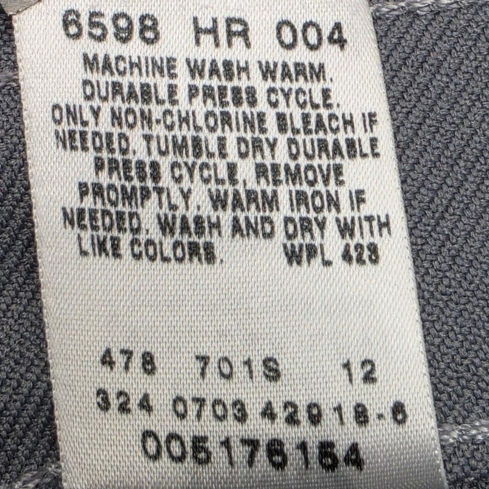 Levis 517 Sta-Prest Bootcut Trousers Mens W36 L30 Grey Polyester 517-0703 - Picture 4 of 11